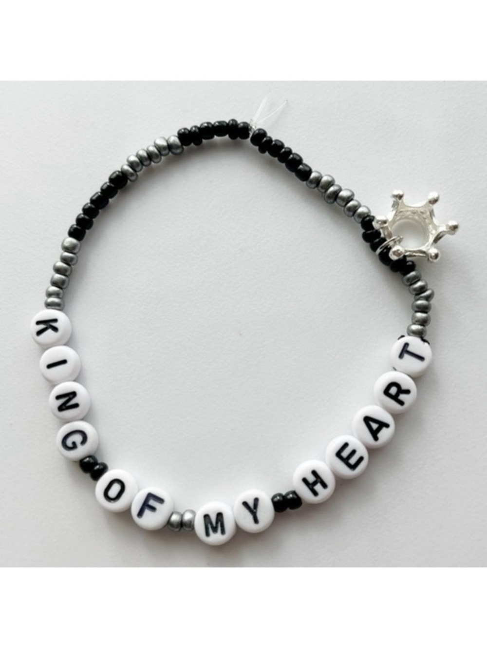 Taylor Swift Eras Tour Friendship Bracelet King Of My Heart Reputation w/ Charm